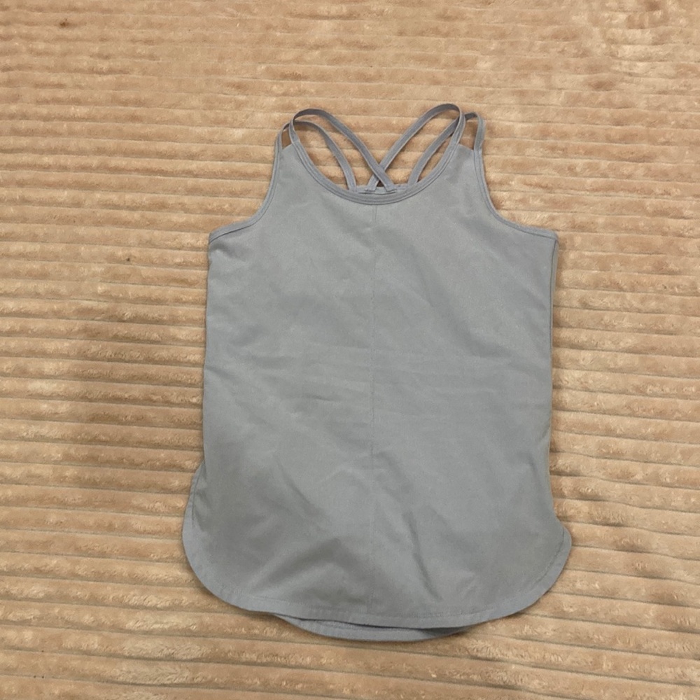 Girls tank top size 7/8 pastel blue (all in motion)